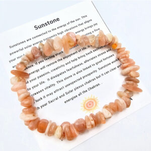 Sunstone Chips Bangle