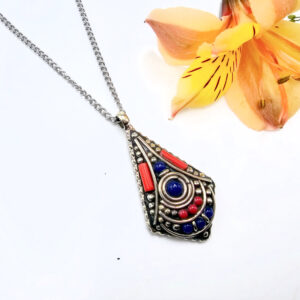 Tibetan Necklace Drop Dot