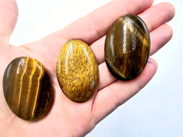 Tigers Eye Palm Stones (5cm)