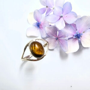 Tigers Eye Ring (925 Silver)