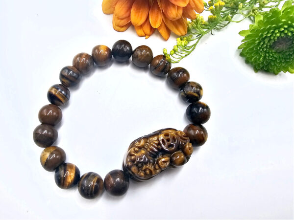 Pi Xiu Tigers Eye Bangle (8mm)