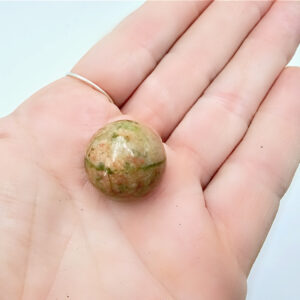 NEW Unakite Jasper Sphere 2cm