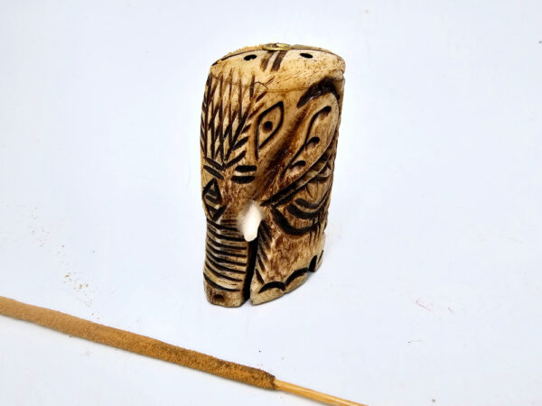 Elephant Incense Holder made from Yak bone