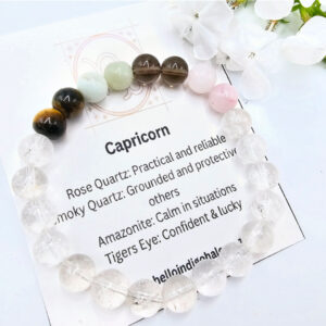 Capricorn Zodiac Gem Bangle (22 Dec - 19 Jan)