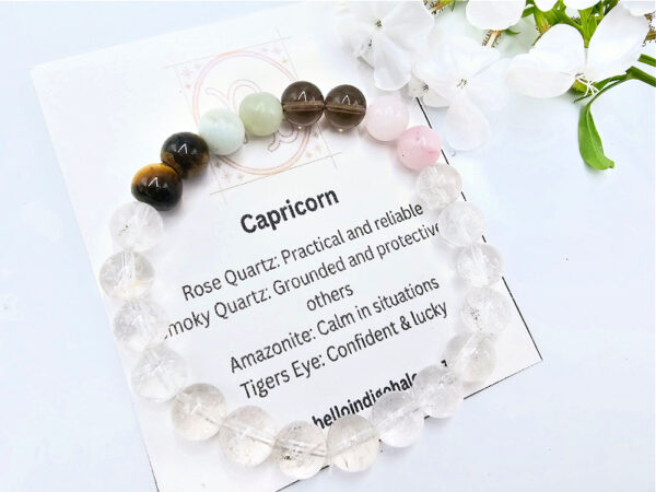 Capricorn Zodiac Gem Bangle (22 Dec - 19 Jan)