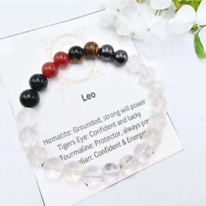 Leo Zodiac Gemstone Bangle ( 22 July - 22 August)