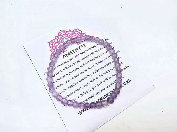 Amethyst Bangle (4mm)