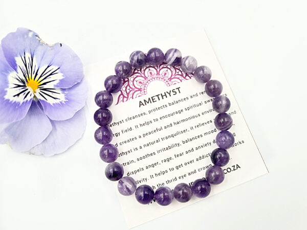 Amethyst Bangle (8mm)