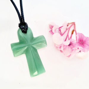 Green Aventurine Ankh Necklace (4cm)