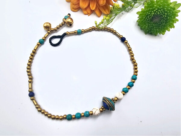 Nepali Bead & Bell Ankle Chain