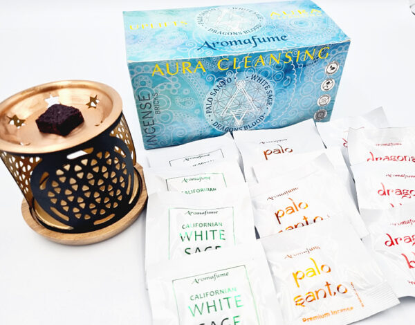 Aromafume Incense Brick Burner (Aura Cleansing)