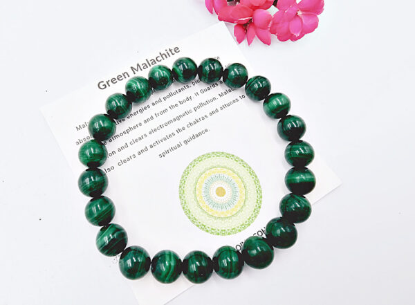 Green Malachite Bangle (8mm)