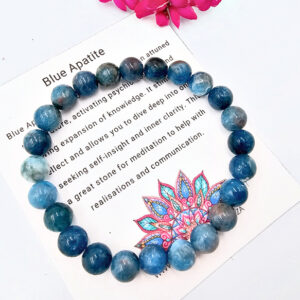 Blue Apatite Bangle (8mm)