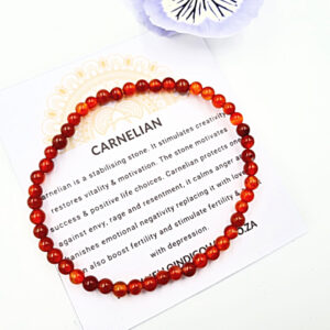 *Carnelian Bangle (4mm)