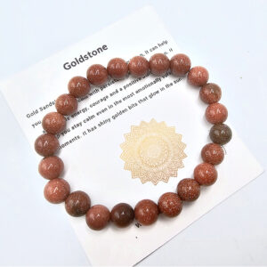 Goldstone Bangle (8mm)