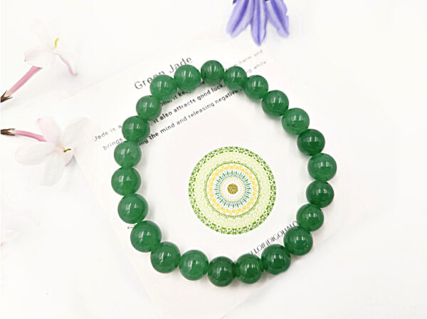 Green Jade Bangle (8mm)