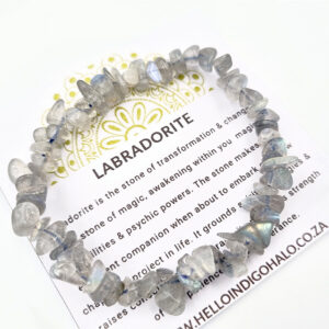 Labradorite Chips Bangle