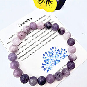 Lepidolite Bangle (8mm)
