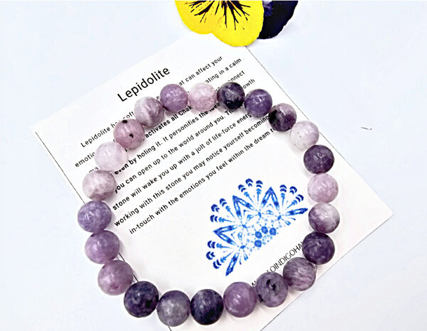 Lepidolite Bangle (8mm)