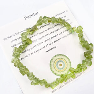 Peridot Chips Bangle