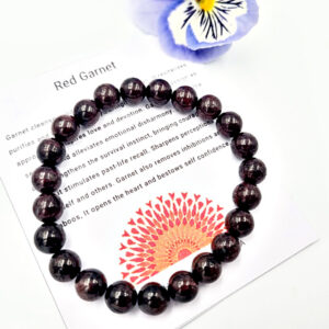 Red Garnet Bangle (8mm)
