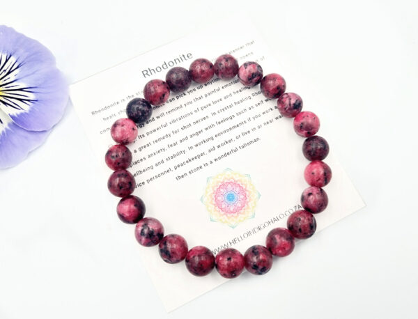 Rhodonite Bangle (8mm)