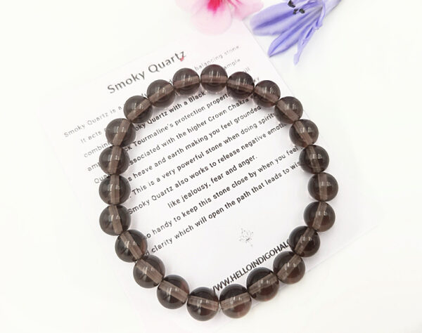 Smoky Quartz Bangle (8mm)