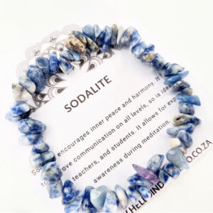 Sodalite Chips Bangle