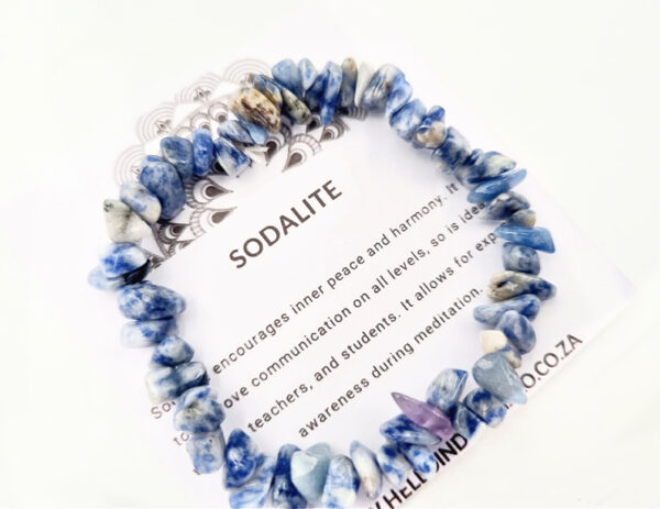 Sodalite Chips Bangle