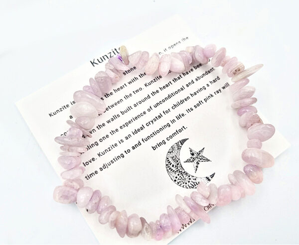 Kunzite Chips Bangle
