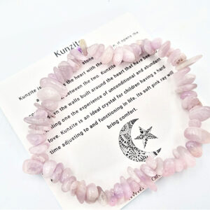 NEW bangle stone chipped kunzite