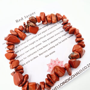Red Jasper Chips Bangle