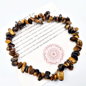 Tigers Eye Chips Bangle