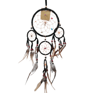 Three Tier Dream Catcher Black (11cm)