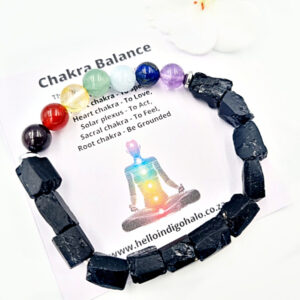 Black Tourmaline Chakra Bangle