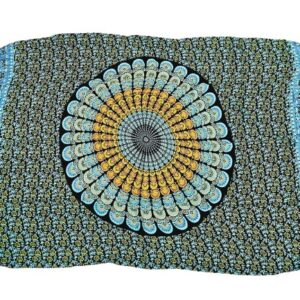 Green & Orange Mandala Sarong