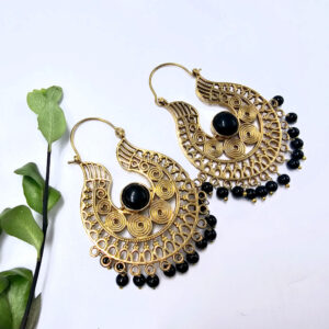 Bohemian Black Onyx Earrings