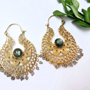 Labradorite Gypsy Earrings