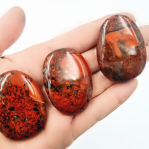 Brecciated Jasper Palm Stones (4cm)