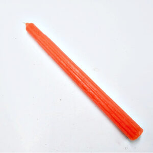 Orange Candles Solid 25cm - Single (Kindness & Happiness)