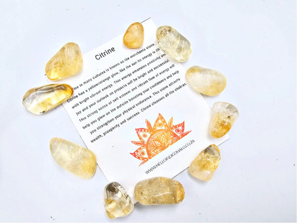 Citrine Tumble Stone Mini's 10s