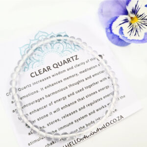 Clear Quartz Bangle (4mm)