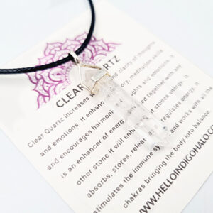 Clear Quartz Necklace (925 Silver)
