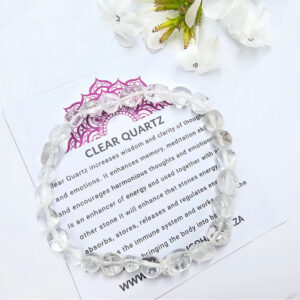 Clear Quartz Nugget Bangle