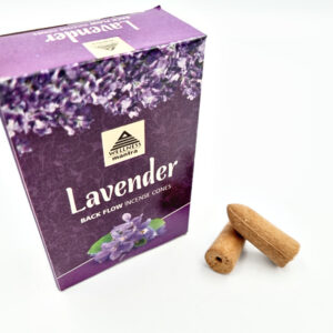 WM Lavender Backflow Incense Cones 10s