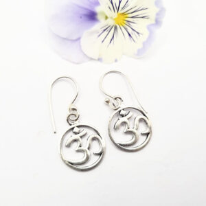 Om Sign Earrings