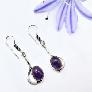 *Amethyst Earrings Free Spirit