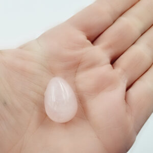 NEW egg crystal rose quartz
