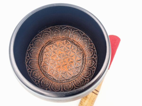 Singing Bowl Aluminium Flower Of Life  (Large) - Image 2