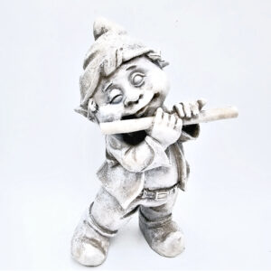 Gnome Playing The Flute (26cm)